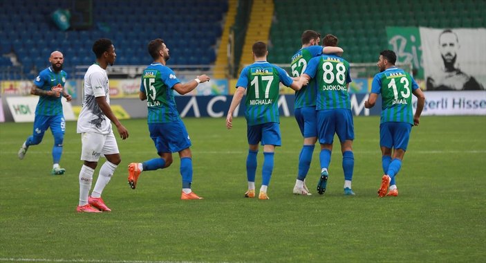 Rizespor, Konyaspor'a 5 gol attı