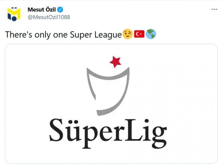 Mesut Özil: Sadece bir tane Süper Lig var