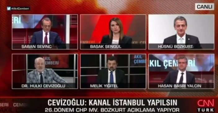 Hulki Cevizoğlu ve CHP'li Hüsnü Bozkurt arasında Kanal İstanbul tartışması