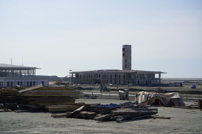 Rize-Artvin Havalimanı’nda çalışmalar sürüyor