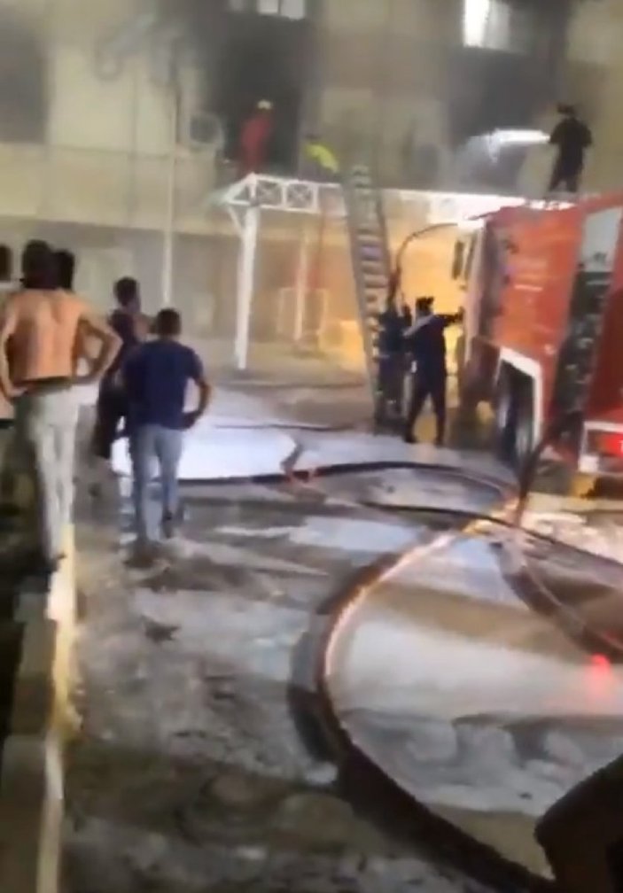 Bağdat’ta koronavirüs hastalarının tedavi edildiği hastanede yangın: 28 ölü