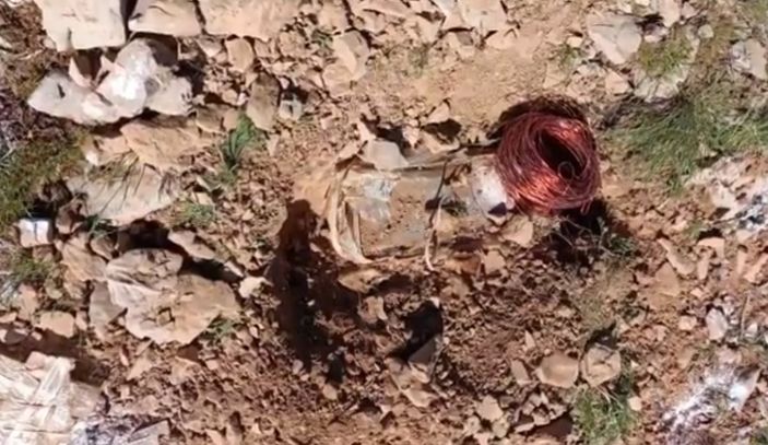 MSB: Irak'ın kuzeyinde PKK'ya ait tuzaklanmış EYP'ler ele geçirildi