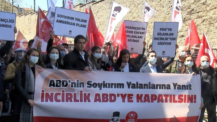 İstanbul’da ABD Başkonsolosluğu önünde protesto