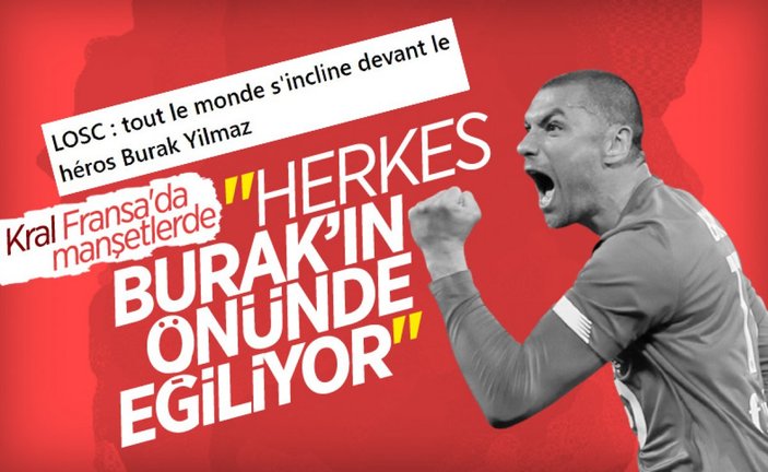 Fransız spikerin Burak'ın golüne tepkisi