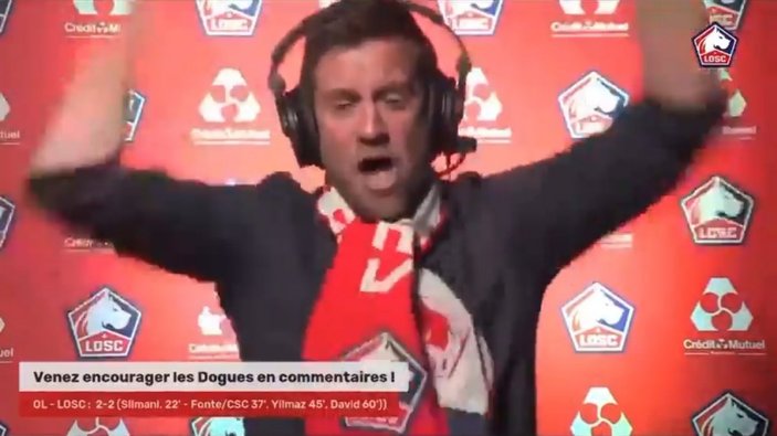 Fransız spikerin Burak'ın golüne tepkisi