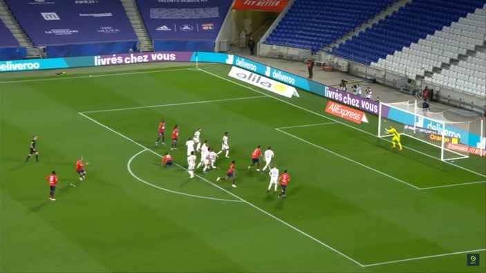 Burak Yılmaz'ın Lyon'a klas golü