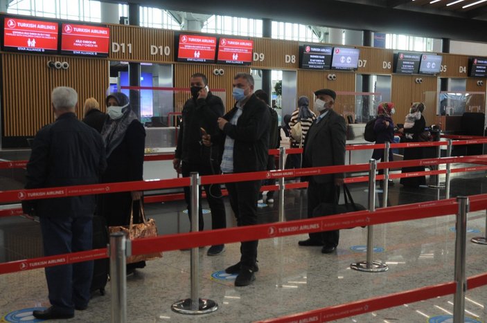 İstanbul Havalimanı'nda tam kapanma hareketliliği