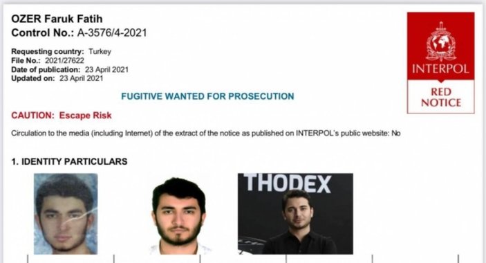 THODEX dolandırıcısı Faruk Fatih Özer'i saklayanlar yakalandı