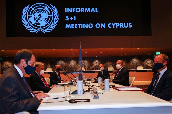 Cenevre'de 5+1 gayriresmi Kıbrıs konferansının ikinci günü