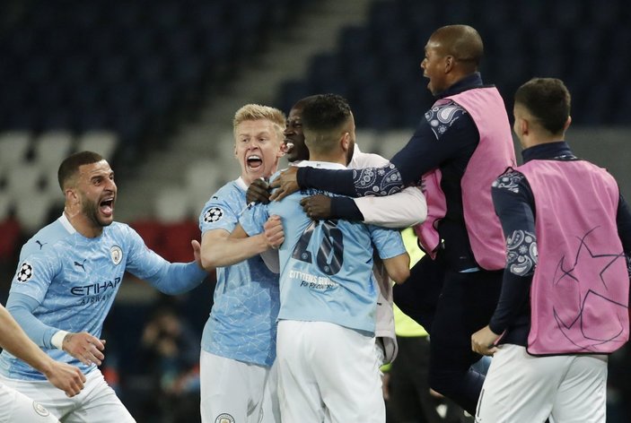 Manchester City, Şampiyonlar Ligi yarı final ilk maçında PSG'yi yendi