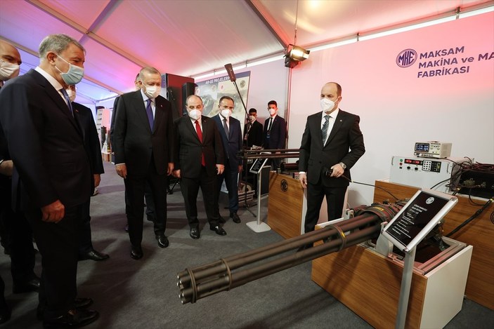 Cumhurbaşkanı Erdoğan, Barutsan Roket ve Patlayıcı Fabrikası'nın üretim tesisi açılışına katıldı