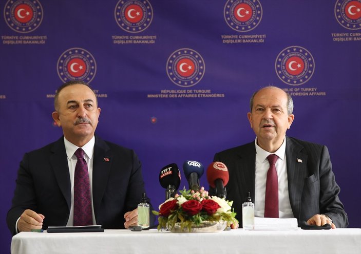 Ersin Tatar ve Mevlüt Çavuşoğlu'ndan ortak açıklama