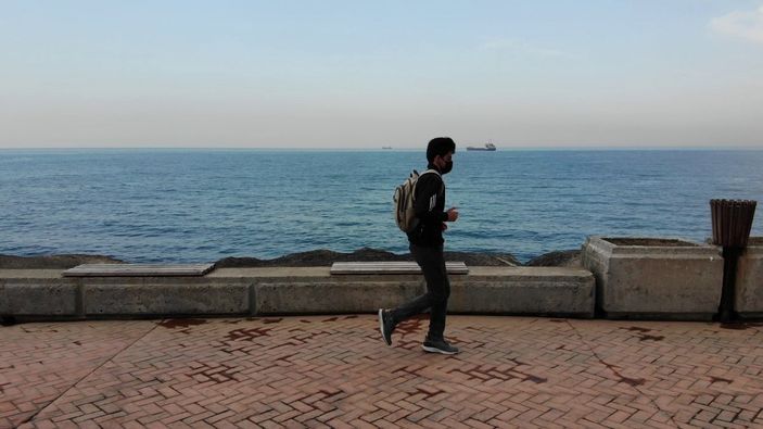 Samsun'da otobüse parası yetmeyince yürümeyi hobi edindi