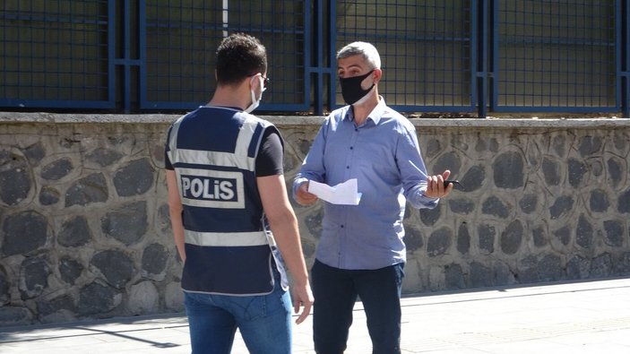 Diyarbakır'da kısıtlamayı delen vatandaşlara ceza