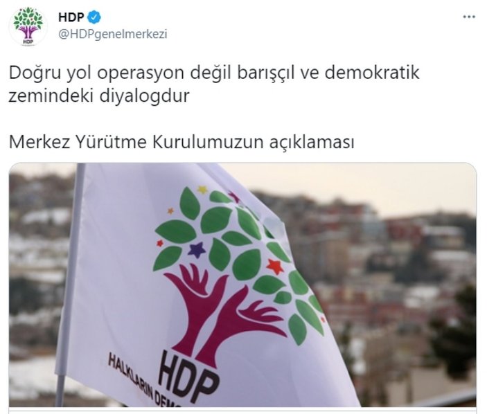 HDP, TSK'nın Irak'ın kuzeyindeki operasyonlarını eleştirdi