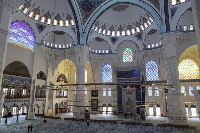 Büyük Çamlıca Camisi'nin ağırladığı ziyaretçi sayısı