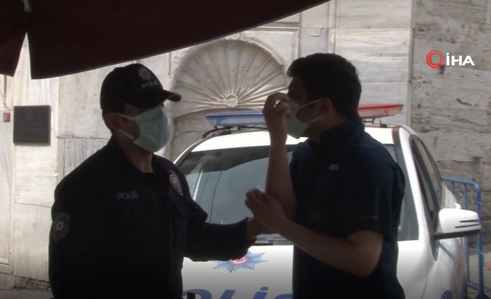 i İranlı turist polis