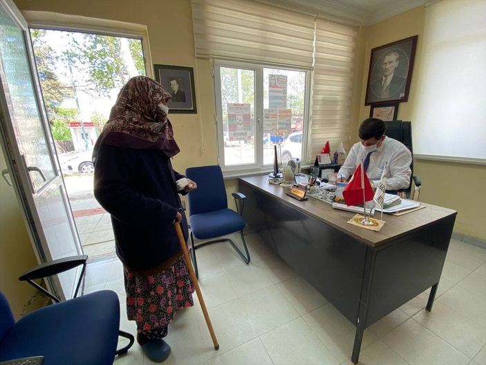 a Edirne’de muhtarlar aşı randevularını aldı