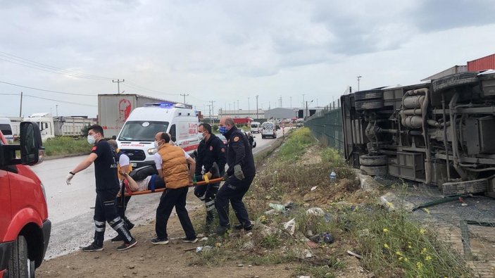 Bursa’da işçi midibüsü takla attı: 1 ölü, 20 yaralı