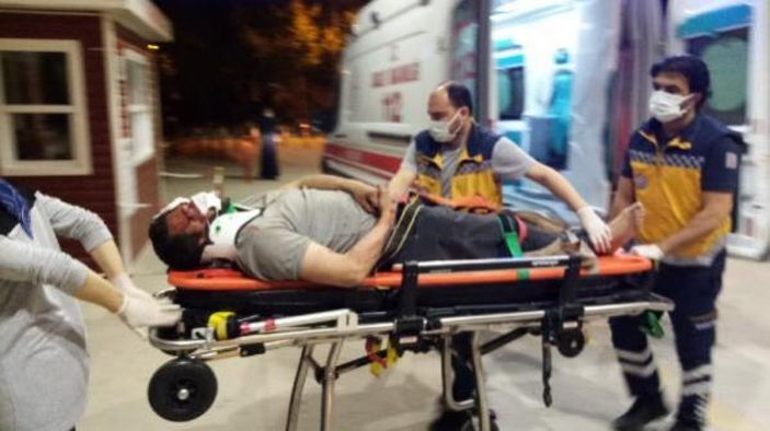 d Bursa'da motosikletten düşen sürücü 50 metre sürüklendi