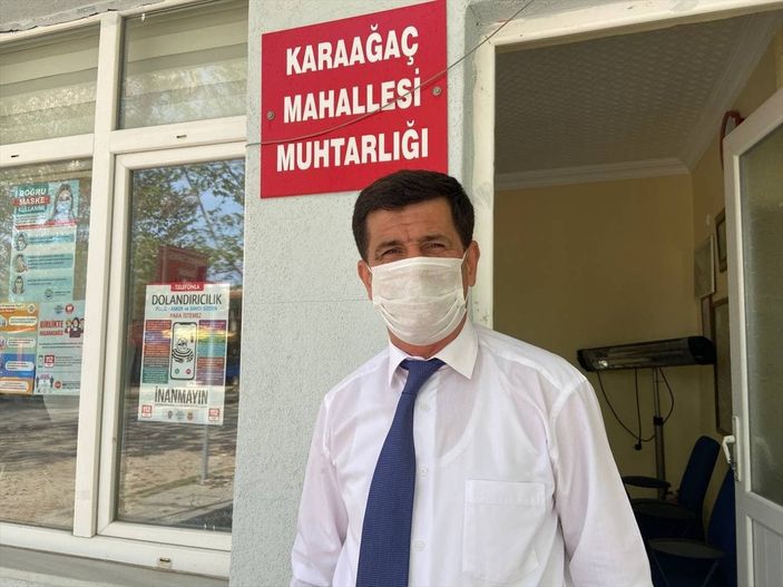 a Edirne’de muhtarlar aşı randevularını aldı