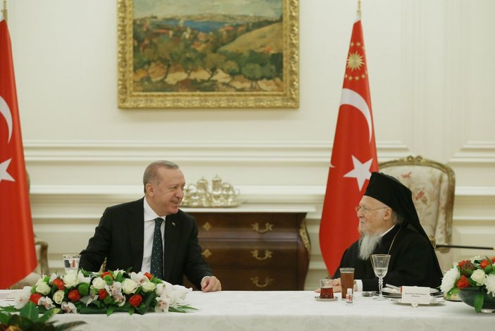 Cumhurbaşkanı Erdoğan, azınlık cemaat temsilcileriyle iftarda bir araya geldi