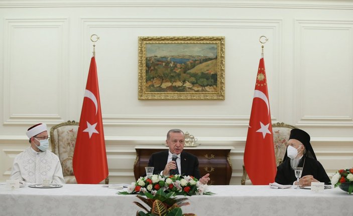 Cumhurbaşkanı Erdoğan, azınlık cemaat temsilcileriyle iftarda bir araya geldi