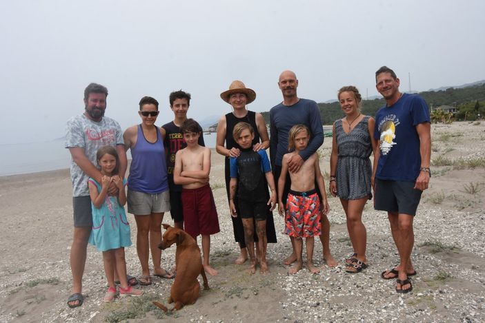 d Almanya'dan gelen aileler, Türkiye'de karavan tatili yapıyor