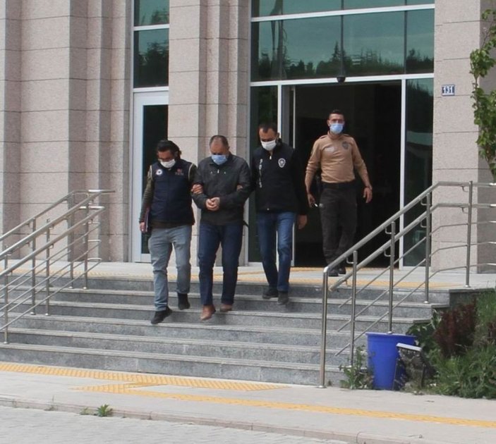 Konya'da yakalanan eski emniyet müdürü tutuklandı