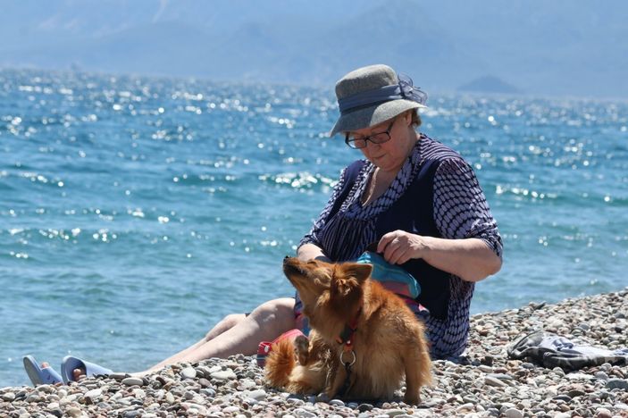 Antalya'da iki mevsim bir arada