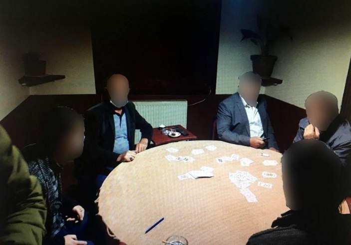 Bayburt'ta kumar oynayanlara baskın yapıldı
