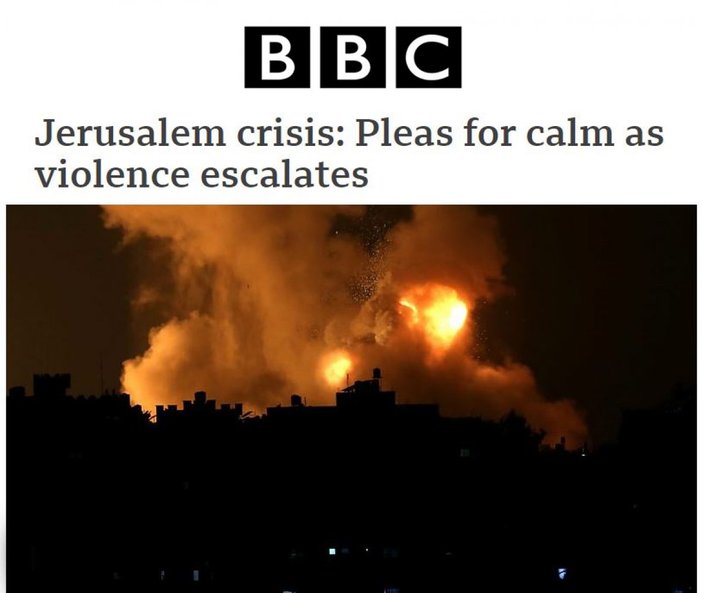 Dünya basını, Filistinlilere saldıran İsrail'i aklamaya çalıştı