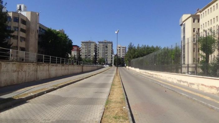 i Diyarbakır'da tam kapanma sessizliği