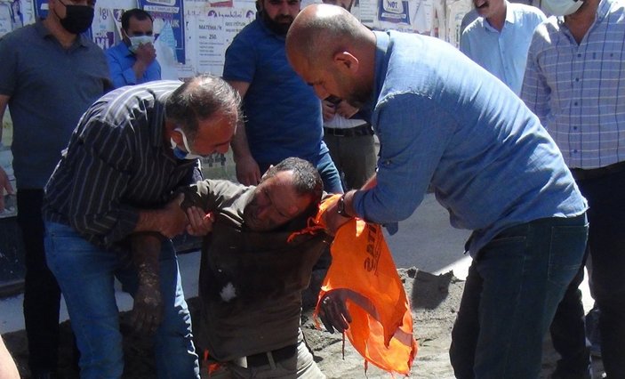 Van’da elektrik akımına kapılan işçi yaralandı