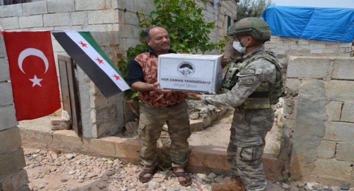 MSB: Mehmetçik İdlib'de yardıma devam ediyor