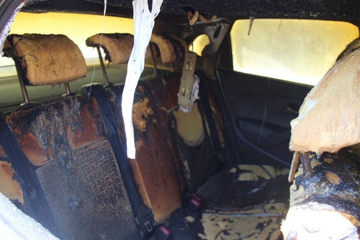 Kocaeli’de evi kurşunlanan kadının arabası kundaklandı