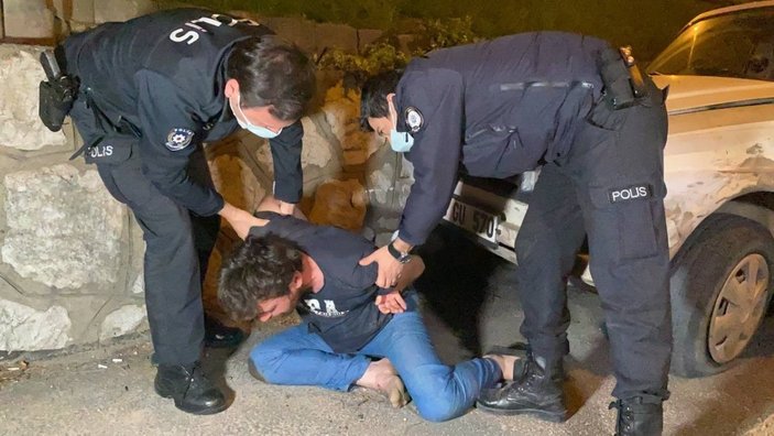 Bursa'da boş yolda kaza yapan sürücüden polise serzeniş: Beni soyuyorsunuz