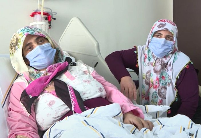 Erzurum’da varis sandığı bacağından 10 kilo tümör çıkarıldı