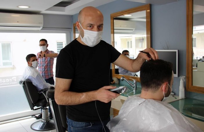 Aydın'da berber salonları doldu