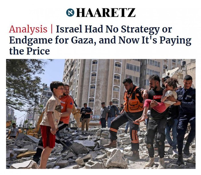 Haaretz: İsrail, Gazze'de bedel ödüyor