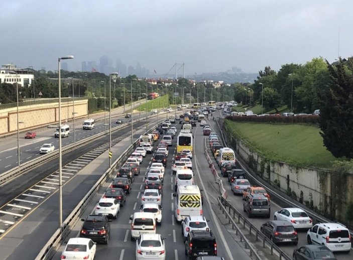 İstanbul’da trafik yoğunluğu