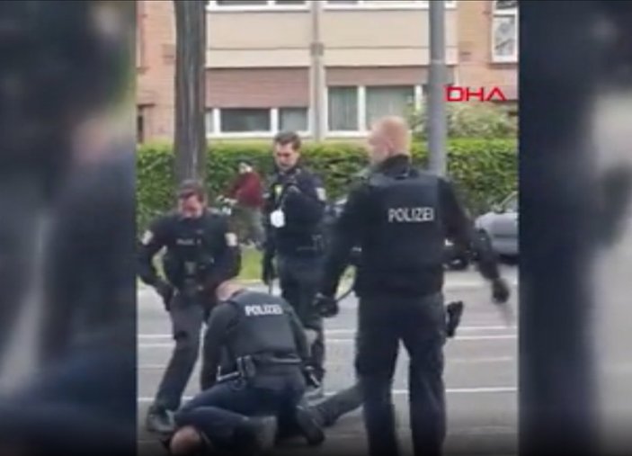 Alman polisi Türk vatandaşa şiddet uyguladı