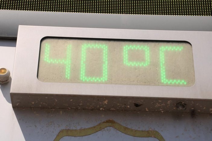 Şanlıurfa’da termometreler 40 dereceyi gösterdi