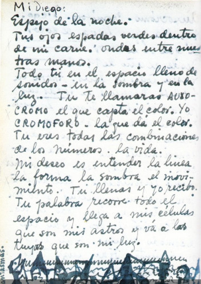 Sürrealist ressam Frida Kahlo'nun ışığım dediği sevgilisi Diego'ya mektuplar