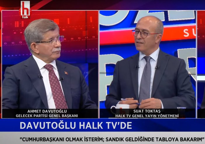 Ahmet Davutoğlu: Cumhurbaşkanı olmak isterim