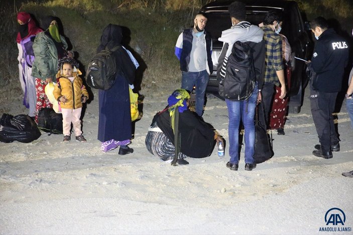 Bodrum'da 10 göçmen yakalandı