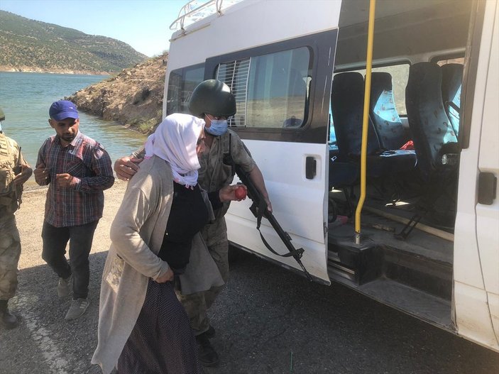 Siirt'te akrep tarafından sokulan kadın için tekne ve helikopter harekete geçti