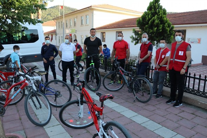 Amasya'da 102. yılda ‘102 bisikletle şehir turu’ düzenlendi
