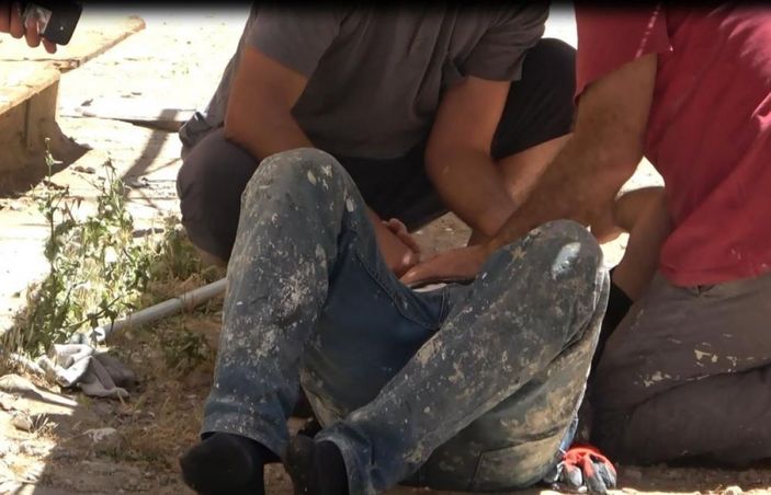 Antalya'da boya ustası ölümden döndü