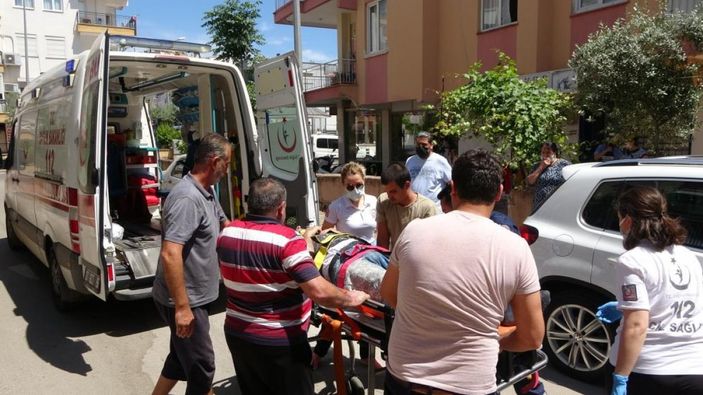 Antalya'da boya ustası ölümden döndü